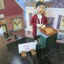 Byers Choice Caroler Ginger Bread Man & Cart    $55.00  for both  (Lot 18) picture