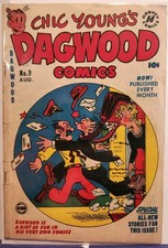 Chic Young's DAGWOOD COMICS #9 Comic Book GOLDEN AGE 10 Cent Harvey 1951 BLONDIE picture