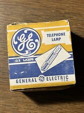 BOX OF 70 GENERAL ELECTRIC TEL 24EX TELEPHONE INDICATOR LAMPS .035 AMPS 24v picture