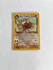 Dark Dugtrio 6/82 Rare Team Rocket Pokemon Unlimited Holo NM 1999-2000 picture