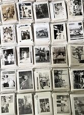 VINTAGE PHOTOS LOT of 100 Random B&W and Sepia Snapshots Old Photos picture