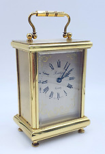 Vintage Weiss quartz brass carriage clock - Runs beautifully & keeps good time picture