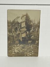 Postcard RPPC Moravian Martyrs Graveyard and Monument Gnadenhutten PA A65 picture