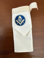 Vintage Masonic Fraternal Estate Lot Dreher Working Tools Apron Penny Pins picture