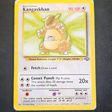 Pokémon TCG Kangaskhan 21/64 Jungle Unlimited Rare Regular 90HP English 1999 picture