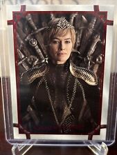 2021 Game of Thrones Iron Anniversary Series Two #126 Cersei Lannister Red 14/50 picture
