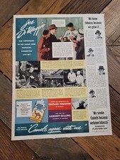 1930's LSU Speech Dept. Magazine Advertising Joe DiMaggio  Camel Cigarettes picture