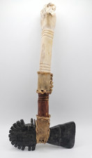Inca Ceremonial Mace, Dual Axe, Carved Stone picture