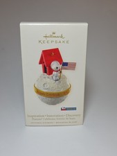 Hallmark Peanuts Celebrates NASA 50 Years Ornament 2008 New In Box picture