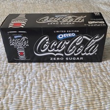 Coca-Cola Zero Sugar Limited Edition Oreo Fizzy Cookie Flavor Mini Cans 10 Pack picture