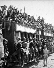 Military train with soldiers of the 17th Infantry 8