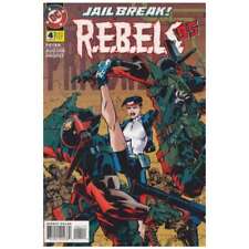 R.E.B.E.L.S. (1994 series) #4 in Near Mint condition. DC comics [d& picture