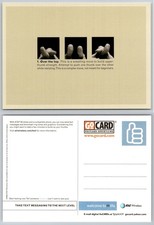 Continental AT&T Wireless Thumb Wrestling Over the Top Text Messaging Postcard picture