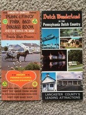 Vintage Plain & Fancy Farm Dutch Wonderland PA Travel Vacation Brochure Lot 2 picture