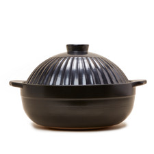 Cravings by Chrissy Teigen Cookware Donabe-Style Clay pot 2.5-qt Cook Pot, Black picture