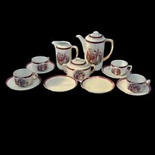 Antique Vtg Epiag Oepiag Royal Czech Coffee Teapot Cup Saucer Creamer Sugar Set picture
