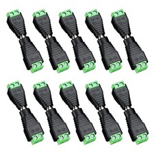 Anlink 10 Pairs (10 X Male + 10 X Female) 12V 5.5Mm X 2.1Mm Dc Power Jack Plug _ picture