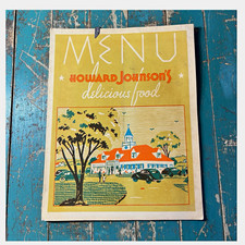 Vintage 1940s 1950s Howard Johnson’s Food & Beverage Menu picture