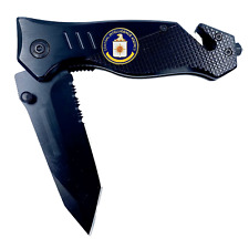 CIA Central Intelligence Agency 3-in-1 Tactical Rescue tool with Seatbelt Cutter picture
