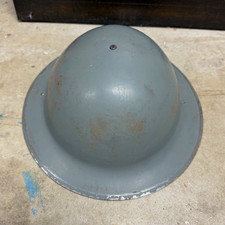 WWII British Mk II Brodie Steel Helmet – 1941 Dated Shell Maker Marked JSS I picture