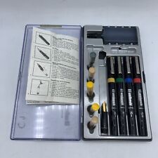 Vintage Unitech Germany Drafting Pen Set W/ Ink & Instructions 48-7204 picture