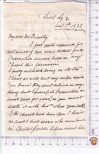 Fiji Wilson 1872 Wesleyan Spitalfields letter to Rev Priestley ordination ticket picture