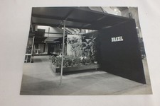 Vtg 1960s Texas State Fair Latin American Brazil Display Photograph Photo Large picture