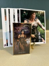 Xena Warrior Princess Fan Club 20 8x10 Photos COA #9625 Chrome Kit RARE 1990s TV picture