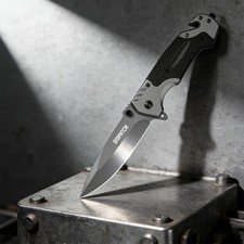 Tactical Knives Spring Opening Folding Pocket Knife with Clip Folding Knives picture