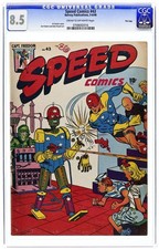 Speed Comics #43 CGC 8.5 1946 0708692016 picture