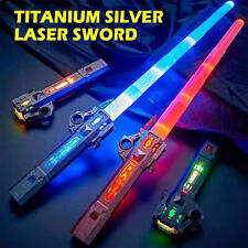 LED Light Saber Light Sword Expandable Lightsaber Light Up Saber 7 Colors Change picture