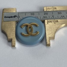 auth vTg CHANEL BOUTIQUE Jacket suit blazer button 3D CC logo  21mm picture