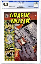 Grafik Muzik #1 CGC 9.8 1990 4511226015 1st color app. Frank Einstein (Madman) picture
