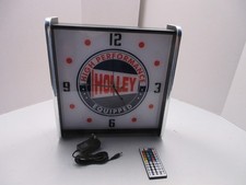 Holley Equipped LED light up Advertising wall clock Brand New picture