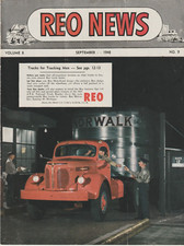 REO News Truck Brochure Pamphlet Sept 1948 16 pgs Original 8x11