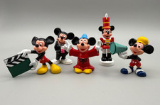 Vintage 1980s Lot of 5 Disney Applause Mickey Mouse Figures picture