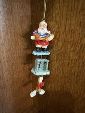 Hockey Santa Claus Handcrafted Kurt Adler Christmas Ornament  VTG NHL MN 1996 picture