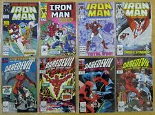 Lot of 13 Copper Age Marvel Comics - Iron Man + Daredevil  -  picture