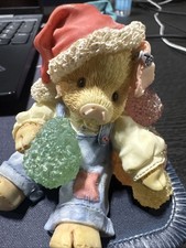 Vintage 1998 Enesco The Little Pigs Sweet Christmas Figurine  picture