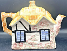 Vintage Price Bros Ye Olde Cottage England Cottage Ware House Teapot picture