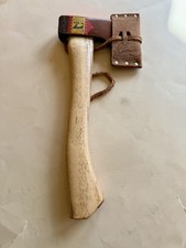 NORLUND Voyager Hudson Bay Hatchet & Leather Sheath Vintage NOS GENUINE picture