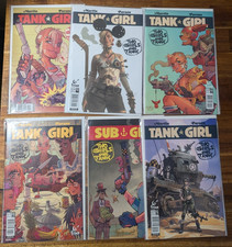 Tank Girl Two Girls One Tank #1-4 Complete Comic Lot Variant Covers Titan 2016 picture