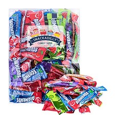 Airheads 3Lb Bulk Bars 108 Pieces - Cherry, Grape, Mystery, Orange, & Watermelon picture