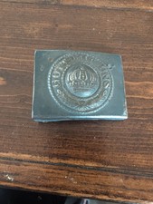Vintage WW1 Imperial German Military Belt Buckle Gott Mit Uns picture