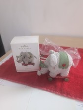 Hallmark Keepsake Ornament 2012 Li'l Peanut Plush Elephant NIB picture