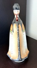 Herend Hungary Porcelain Hungarian Shepherd in Szur Cloak Pipe Figurine 9 in picture