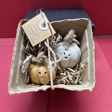 Mud Pie Gather Pumpkin Salt And Pepper Set 2 1/2