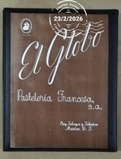 1954 EL GLOBO Pasteleria Francesa Ad ORIGINAL 2-Page Set Mexico City History RAR picture