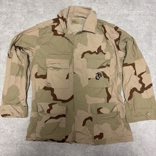 USMC Globe & Anchor 3 Color Desert BDU Uniform Shirt  Large Regular NICE K-14 picture