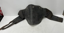 Vintage Motorcycle Leather Kidney Belt ca. 1960 approx 34” picture